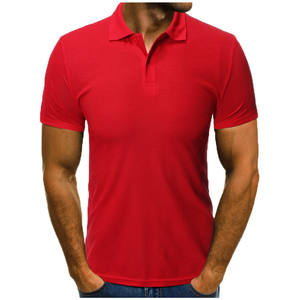 100% hombres de algodón para polos con mangas largas patrón sólido diseño personalizado y nuevo logotipo precio barato - Product Image 3