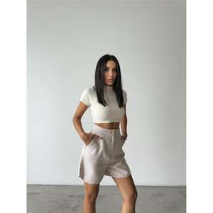 Shorts de Cachemira con Diseño Espigado, Transpirables y Cómodos - Product Image 2