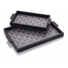 ถาดไม้ทำด้วยมือหรูหรามีพื้นผิวที่หลากหลายสำหรับงานฝีมือไม้กล่องไม้ป้ายติดผนัง - Product Image 3