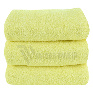 Toalla de baño de bambú orgánico personalizada de color sólido Juego de toallas de mano de algodón suave ecológico cómodo - Product Image 4