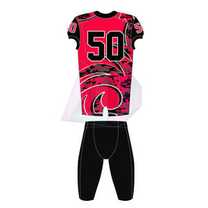 Professional Sports Team <b>Clothing</b> Line <b>American</b> Football Uniform Breathable Short High Quality Customizable Options for Match - Product Image 4