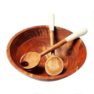 Servidores de Ensalada de Madera Azul con Resina Personalizada, Resina Ecológica, Aptos para Lavavajillas, Utensilios para Ensalada, Cocina Casera, Hecho en India - Product Image 6