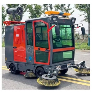 Balayeuse industrielle durable pour routes et rues, machine de nettoyage routier municipale, camion de balayage automatique - Product Image 3