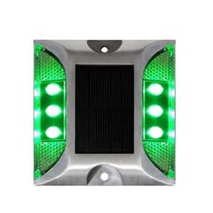 Çin üretilen 105mm güneş yol çıtçıt 6-Lock gömülü Lifepo4 yanıp sönen sabit çalışma alüminyum LED G105 kedi göz çelik - Product Image 1