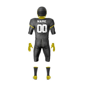 Ensemble d'uniformes de maillots de football américain à manches courtes personnalisés de haute qualité pour hommes vêtements d'équipe sublimés OEM ODM grande taille Option - Product Image 5