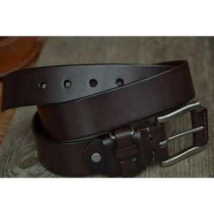 Custom Design Steel Buckle Real Buffalo Leather <b>Belts</b> Handicrafts Cheap Price Handmade <b>Men's</b> Formal Style Gifts - Product Image 6