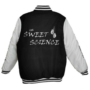 Blouson universitaire de baseball personnalisé pour homme, col montant fin, logos brodés, options grandes tailles, style urbain, hiver - Product Image 5