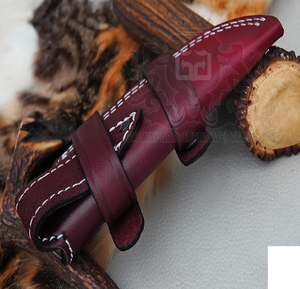 Gaine en cuir durable et écologique conçu sur mesure en gros pour couteaux sacs à rouleaux de bloc de services OEM à forte valeur ajoutée pour couteau - Product Image 6