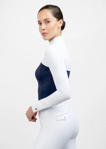 Camisas de montar para mujer de tela suave premium, transpirables, cómodas, de ajuste flexible y estilo clásico. Camisa de montar para mujer para equitación. - Product Image 5