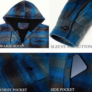 Sweats à capuche en flanelle douce et chaude, coupe décontractée pour le style urbain, les activités de plein air et le port quotidien - Product Image 6