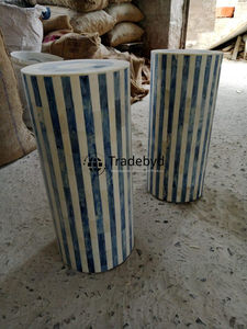 Lámpara de Mesa LED con Incrustaciones de Hueso de Diseño, Hecha a Mano, E26 AC, Iluminación Ecológica para Decoración de Interiores de Lujo, Tradebyd - Product Image 3