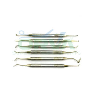 Manual profesional de acero inoxidable de alta calidad y fuente de alimentación juegos de instrumentos quirúrgicos dentales venta en línea - Product Image 4