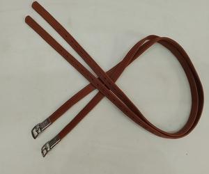 Étriers de cheval les plus vendus en cuir PVC, équipement équestre en acier inoxydable, fabrication OEM acceptée, fabricant d'équipements d'équitation, magasin d'équipements d'équitation de Kanpur - Product Image 2