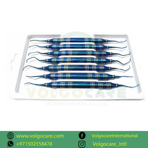 2025 gran oferta 7 piezas conjunto de curetas Gracey periodontales manuales instrumentos quirúrgicos dentales médicos - Product Image 2