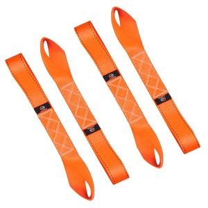 Lot de 4 sangles d'arrimage à <span class=keywords><strong>cliquet</strong></span> personnalisées de 1.5 po x 4400 lb x 15 pieds pour moto, très résistantes - Product Image 5