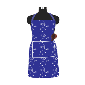 Motif indien classique 100% coton papillon brodé 65x85cm 200 GSM chasuble avec sangle de cravate vêtements de travail en coton léger - Product Image 3