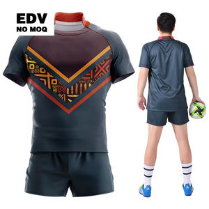 Vêtements de rugby personnalisés Maillot d'impression par sublimation à séchage rapide respirant Plus Size Nouveau design - Product Image 3