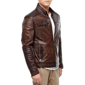 Bon marché, vestes en cuir pour homme, vestes en cuir de couleur personnalisée - Product Image 2