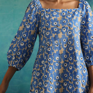 Vente en gros de designs personnalisés impression numérique coton femmes kimono kaftan maxi robe hauts pour femmes produit de qualité supérieure design unique - Product Image 1