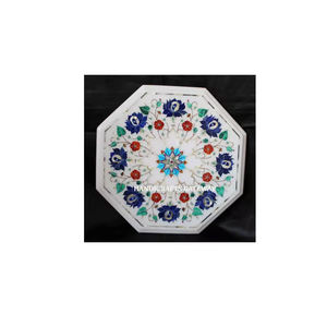 Mesa con incrustaciones de mármol, exclusiva - Product Image 1