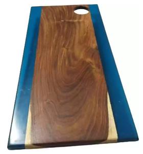 Planche à découper en bois de manguier et résine Accessoire de cuisine Planche à fromage de service produit le plus vendu de qualité incroyable - Product Image 2