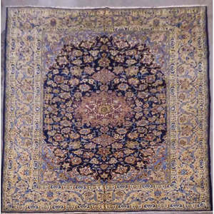 Alfombra Persa Mashad Anudada a Mano, Hecha con Lana Natural y Algodón, 13'1'' X 9'11, Panr02199 - Product Image 1