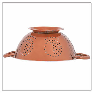 22 cm Eco-Friendly Stainless Steel Kitchen Tool Durable <b>Colander</b> & Strainer for Fruits Rice Vegetables - Product Image 5