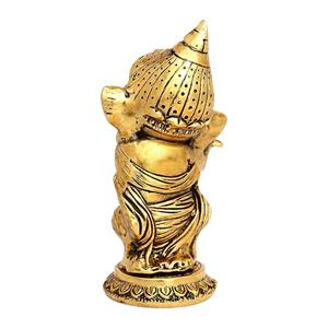 Oferta de Moda Inteligente: Vajilla de Metal Chapada en Oro con Diseño Tradicional Moderno de Ganesh Ji, Soldada, para Decoración del Hogar y Regalos Empresariales - Product Image 3