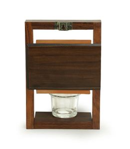 Shades of a Leaf Wall Tea-Light Holder en madera de Sheesham y portavelas de terracota para decoración navideña Bollos de madera rústicos - Product Image 4