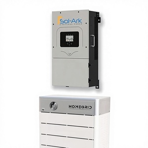 Onduleur hybride S O L A R K SA12K 12kW 14.4kWh avec batterie LiFePO4, sortie monophasée pour système solaire domestique raccordé au réseau - Product Image 1