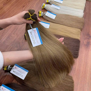 Wholesale Vietnamese Remy Human <b>Hair</b> Bulk Extensions Natural Straight Style Multi <b>Color</b> <b>Hair</b> for <b>Braiding</b> - Product Image 4