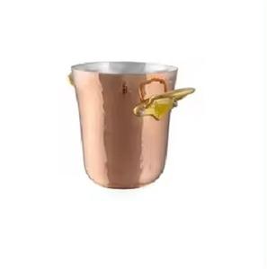 ถังน้ำแข็งแบบดั้งเดิมพร้อมผิวสัมผัสสแตนเลสสำหรับตกแต่งโต๊ะ ใช้เสิร์ฟไวน์ แคมป์ปิ้ง งานเลี้ยง งานแต่งงาน - Product Image 1