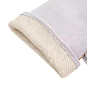 Nuevo soldador de seguridad para trabajo manual, guantes de soldadura de cuero Argon Mig Arc Tig, guantes de cuero dividido de vaca, soldador de seguridad - Product Image 3