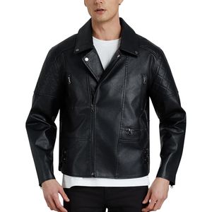 Chaqueta de Cuero Genuina para Hombre 2025, Moderna y Elegante, con Logotipo Personalizado, Novedades, Mejor Fabricación, MOQ Bajo - Product Image 6