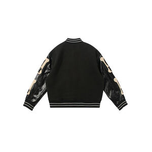 High Quality Custom Body Leather Sleeves Varsity Jacket <b>Men</b> Baseball Varsity Jacket <b>Men</b> Jackets and Coat - Product Image 3