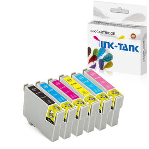 Réservoir d'encre 79 T0791 T0791-T0796 Premium Color <span class=keywords><strong>cartouche</strong></span> d'encre à jet d'encre Compatible pour imprimante <span class=keywords><strong>Epson</strong></span> Stylus Photo <span class=keywords><strong>1400</strong></span> 1430 - Product Image 1