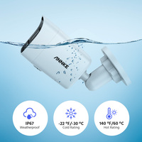 ANNKE-Caméra de sécurité IP PoE, C1200, 12MP, pour surveillance à domicile, AI Smart, double lumière, grand angle, fente pour carte SD, IP67