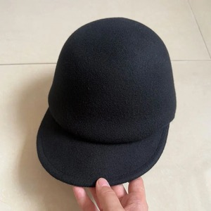 Gorro de Fieltro de Lana, Gorra de Béisbol de Invierno para Mujer y Hombre, Estilo Ecuestre, Diseño Sólido para Uso Casual y Urbano - Product Image 2