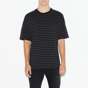 Camiseta de rayas 100% algodón para hombre, camisas de punto transpirables baratas, del distribuidor BD - Product Image 2