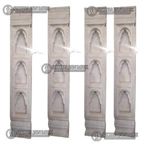 Piliers de mariage en bois Gopuram de Delhi, Inde - Product Image 3