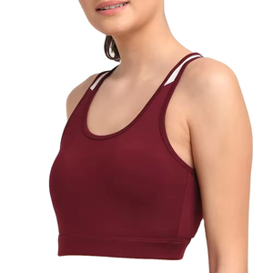 สปอร์ตบราสตรีน้ำหนักเบาออกแบบโลโก้ได้ตามต้องการชุดออกกำลังกายเล่นโยคะออกกำลังกาย2025โลโก้ได้ตามต้องการ - Product Image 2