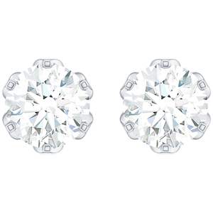 ต่างหูสตั๊ดโซลิแทร์925ประดับตะกร้าดอกบัวเงินสเตอร์ลิงได้รับการรับรอง - Product Image 1