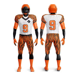 Maillots de football américain personnalisés avec logo imprimé, vêtements d'équipe sportive, uniformes de football américain sublimés - Product Image 1