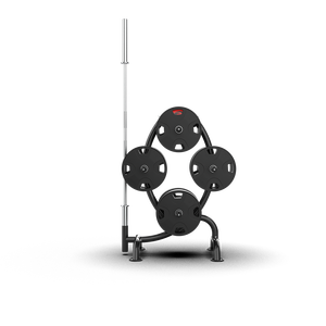 QLI QWPR37 Plate <b>Storage</b> Rack Three Point Steel Structure Compact <b>Weight</b> Holder for Commercial and Home Gym Plate <b>Storage</b> - Product Image 5