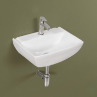 Lavabo mural rectangulaire et carré moderne AXEL avec fonction de nettoyage facile et drain intégré pour hôpitaux, hôtels, villas, centres commerciaux et appartements