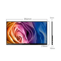 Moniteur portable OLED de qualité de luminosité 60Hz 340cd/m2 15.6 pouces 1074M Type-C + USB Moniteur portable de jeu pour les jeux