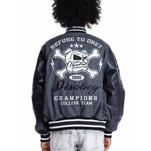แจ็กเก็ตบอมเบอร์แจ็คเก็ตผ้าซาตินสำหรับผู้ชายและผู้หญิงเสื้อแจ็คเก็ตเบสบอลวิทยาลัยแฟชั่นใหม่ล่าสุดที่กำหนดเอง - Product Image 2