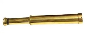 H.M.A Handicrafts Steampunk Brass Telescope Retro Spyglass avec revêtement en cuir - Product Image 2