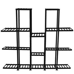 Soporte para Plantas Náutico Negro Premium, Resistente y Duradero, para Macetas, Decoración de Interiores, Exteriores, Jardín, Balcón y Sala de Estar - Product Image 2