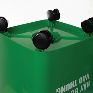 5341 30L 40L PP bánh chất thải bin với nắp Heavy Duty nhựa di động thùng rác có thể cho ngoài trời và công cộng sử dụng - Product Image 6